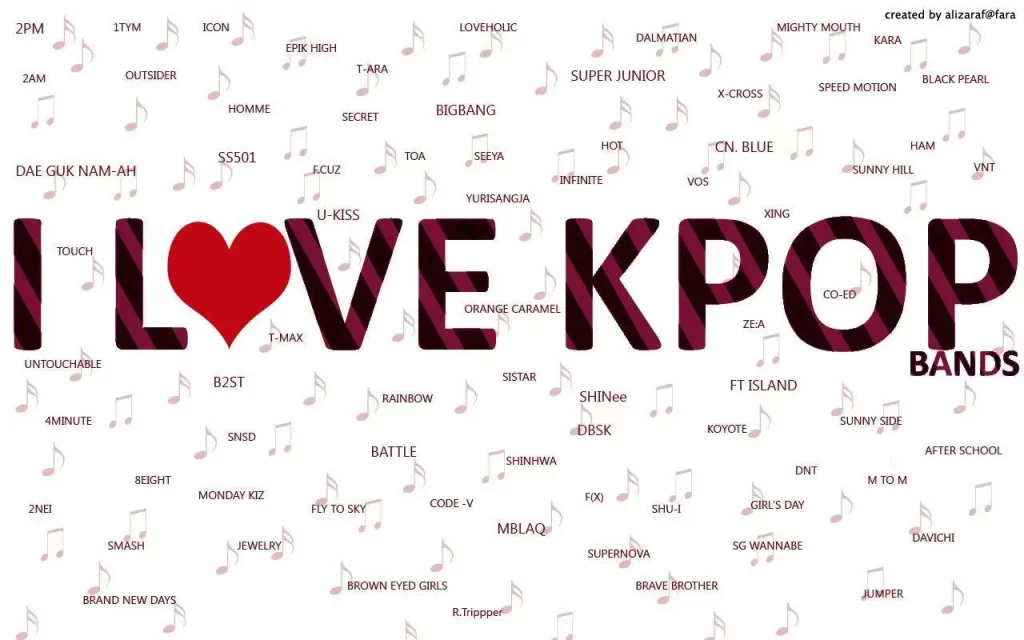 I love k pop, k-pop, korean pop, bts, blackpink