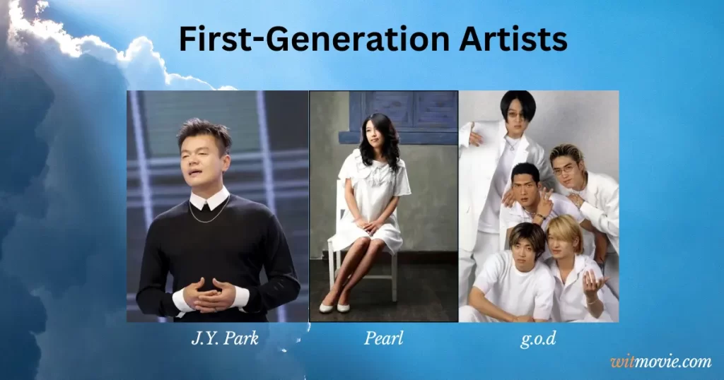 JYP, J.Y. Park, Pearl, g.o.d, 