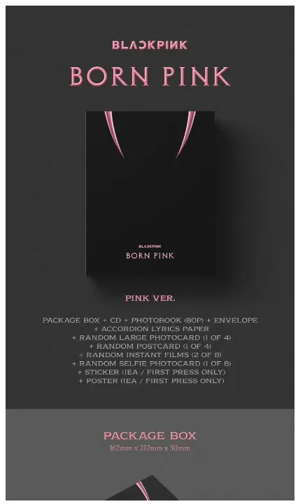 BLACKPINK BORN PINK 2nd Album BOX