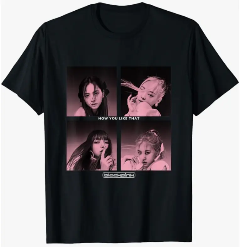 BLACKPINK, Short T-shirt, How You Like That