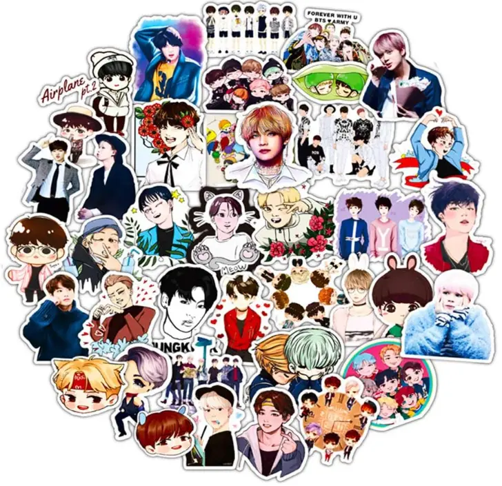 K-pop, Sticker